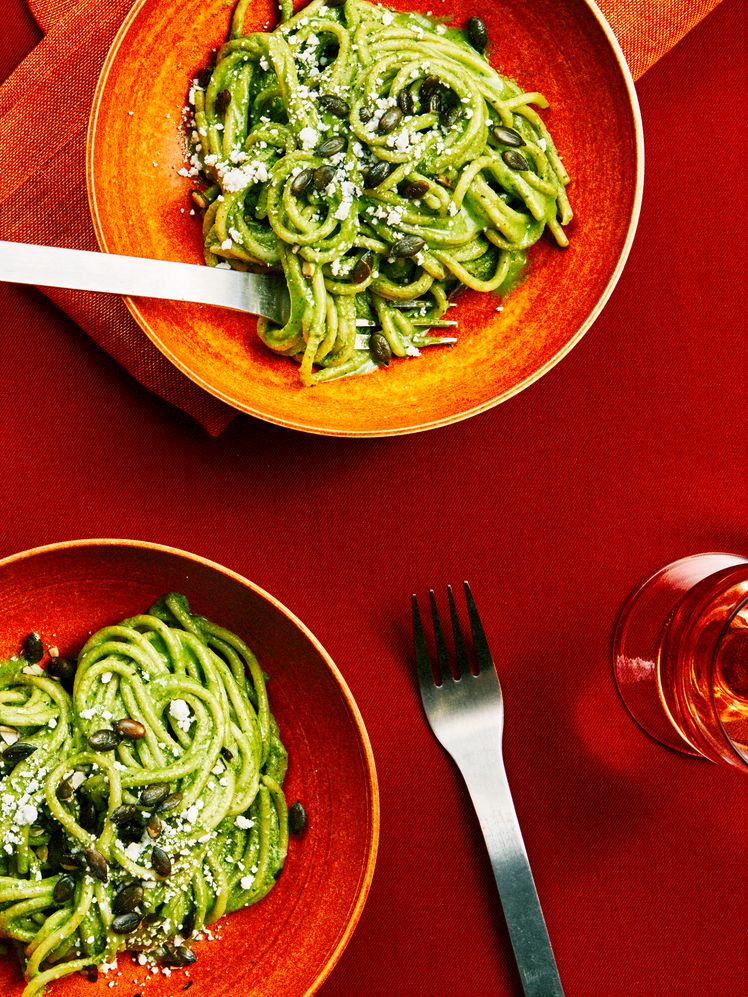 Cilantro Pesto Pasta